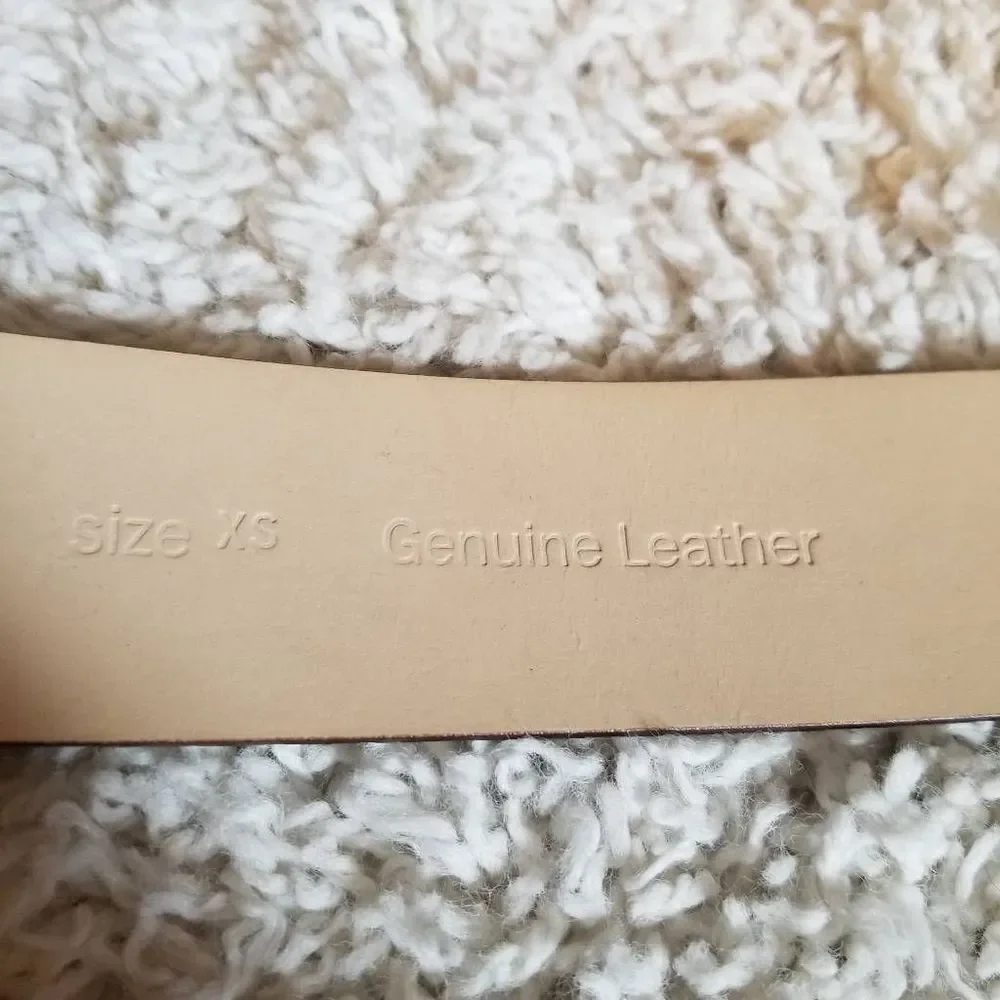 Banana Republic Leather Snakeskin Belt XS